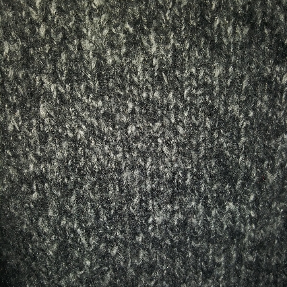 Eileen Fisher Wool & Alpaca Italian Yarn Knit Sweater in Grey Size Medium Petite - Picture 9 of 12